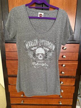 Harley Davidson Skull Tee Shirt